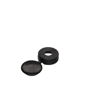 Cache Rivet Polyethylène noir