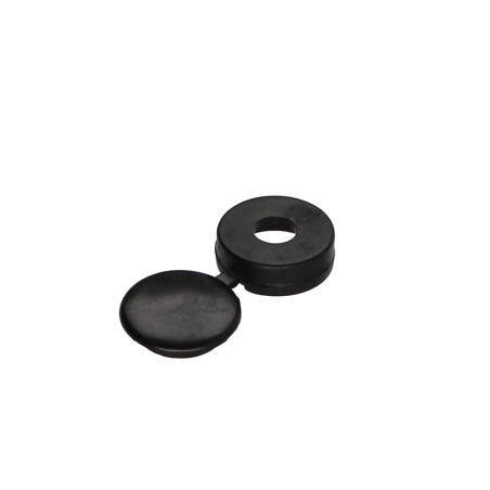 1 x Cache Rivet Polyethylène noir