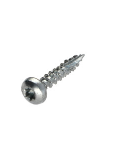 Vis bois TEKOR Tête ronde TR TORX T10 3X16 Filetage total...