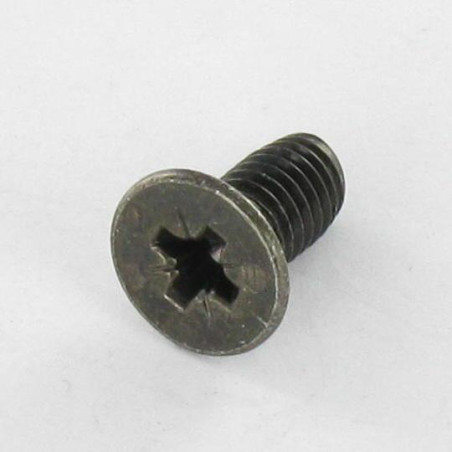 1 x Vis autotaraudeuse Tête fraisée M5X10 Pozi N°2 Acier zingué noir