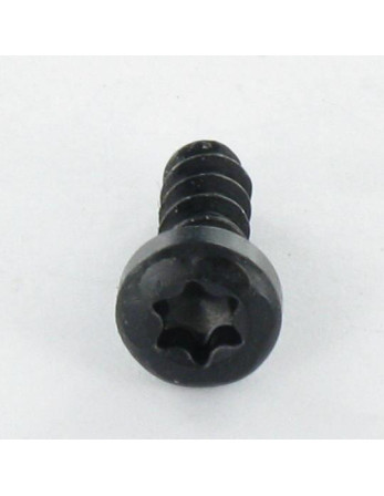 Vis pvc Tête cylindrique TC TORX T20 4X12 Acier zingué noir