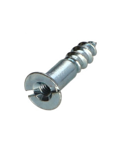 Vis bois Acier zingué 5X25 Percée et taraudée M3.5 Pas de 60