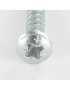 VBA3 Tête ronde TR Pozi 5X35 Acier zingué 2