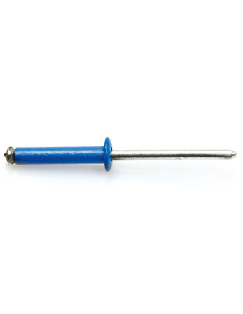Rivet aveugle éclate GOSTAR Aluminium Tige acier Tête Ronde Standard 4X16 Bleu