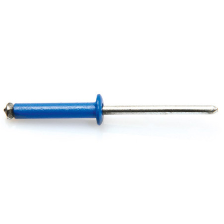1 x Rivet aveugle éclate GOSTAR Aluminium Tige acier Tête Ronde Standard 4X16 Bleu