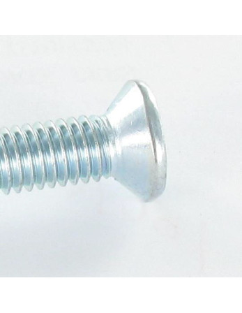 Vis métaux Tête fraisée Phillips n° 3 M6X16 Acier zingué