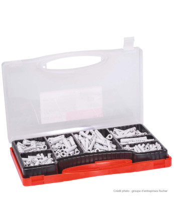 Assortiment de 290 Cheville Universelle Fischer UX Filetée sur SX