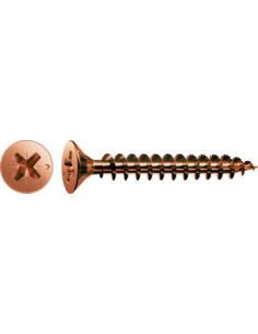Vis Spax Tête fraisée Pozi N°2 4X45 Diamètre de tête: 7...