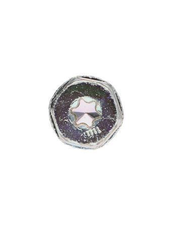 Vis charpente TEKOR Tête hexagonale TH Pointe antifendage type 17 8X240 Filetée sur 80 TORX T40 zingué cr3 96 hbs