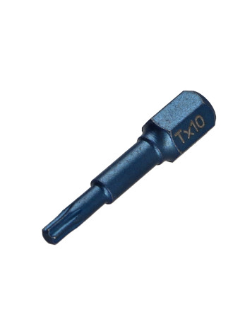 Embout IMPACT Qualité industrielle 1/4" C6.3 TORX T10 Longueur 30