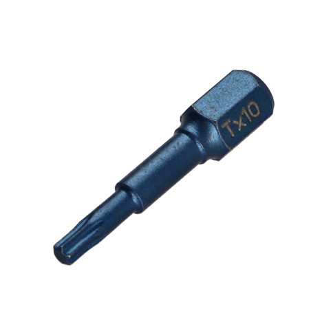 1 x Embout IMPACT Qualité industrielle 1/4" C6.3 TORX T10 Longueur 30