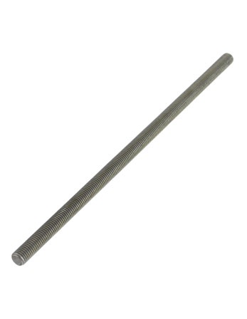 Tige filetée M8 Longueur 1 mètre Pas Gauche Acier brut