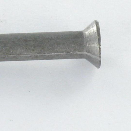 1 x Rivet à frapper Tête fraisée 3X8 Acier brut
