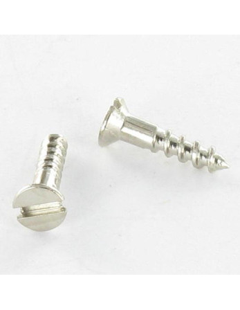 Vis bois Tête fraisée Fendue 4X30 Acier nickelé