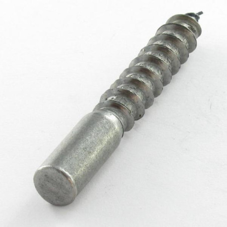 1 x Tirefond Sans tête 10X210 Filetée sur 60 Acier brut