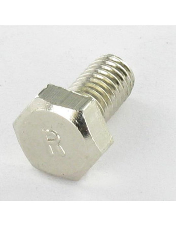 Vis métaux Laiton chrome Tête hexagonale TH M6X12
