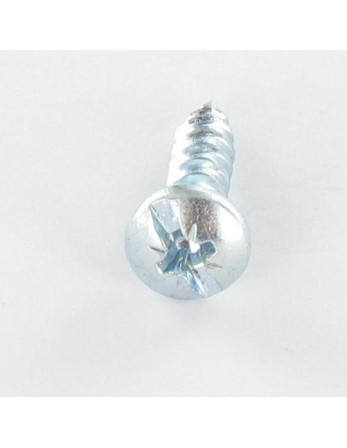VBA Vis bois agglo Tête ronde TR POZI et fendu 5X20 Diamètre de tête: 10 Acier zingué