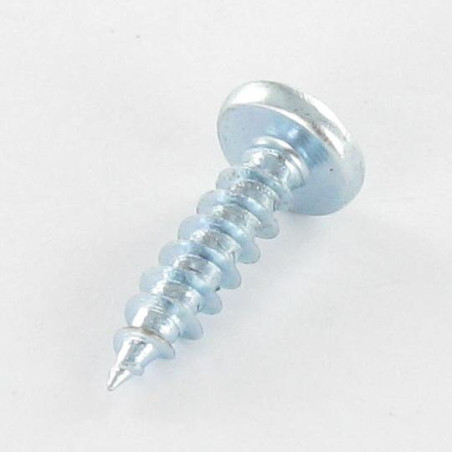 1 x VBA Vis bois agglo Tête ronde TR POZI et fendu 5X20 Diamètre de tête: 10 Acier zingué
