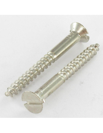 Vis bois Tête fraisée Fendue 5X45 Acier chrome