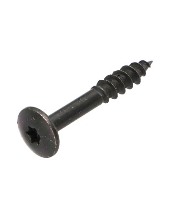 Vis Penture 7X60 Filetage total TORX T30 Acier zingué noir