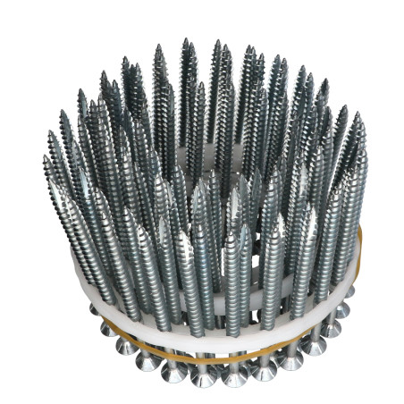 1 x Vendues en rouleau de 100 VBA Vis bois agglo Tête fraisée Cranté 5X80 Filetée sur 60 TORX T20 Pointe antifendage
