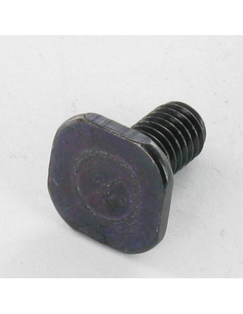 Vis métaux Tête carrée M6X12 12X12X2 Acier zingué noir