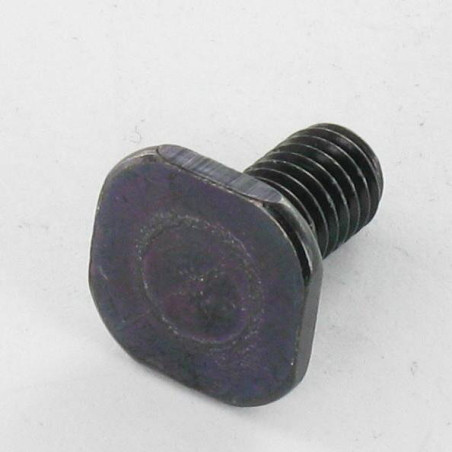 1 x Vis métaux Tête carrée M6X12 12X12X2 Acier zingué noir