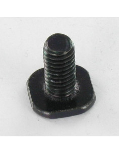 Vis métaux Tête carrée M6X12 12X12X2 Acier zingué noir 2