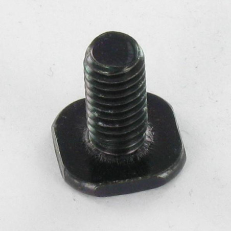 1 x Vis métaux Tête carrée M6X12 12X12X2 Acier zingué noir