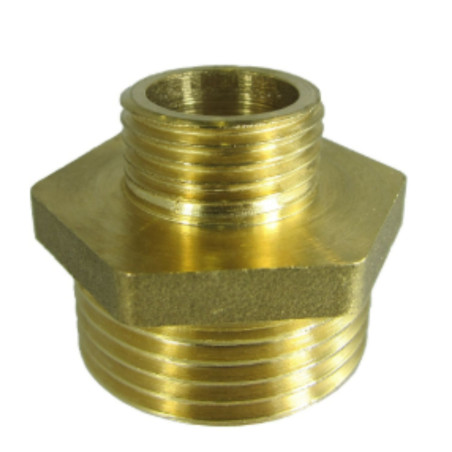 1 x Mamelon réduit figure 245 Mâle / Mâle 50x60 (2") X 66x76 (2"1/2) Laiton