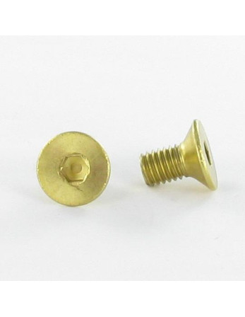 Vis métaux Laiton Clé de 4 HC4 FHC tête fraisée empreinte hexagonale creuse M6X10