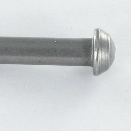 1 x Rivet à frapper Tête ronde TR 12X30 Acier brut