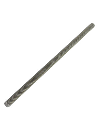 Tige filetée M5 Longueur 1 mètre Pas Gauche Acier brut
