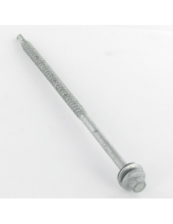 Vis autoperceuse Tête hexagonale TH 6.5X150 Rondelle Forte tenue à la corrosion Acier galvanisé à chaud