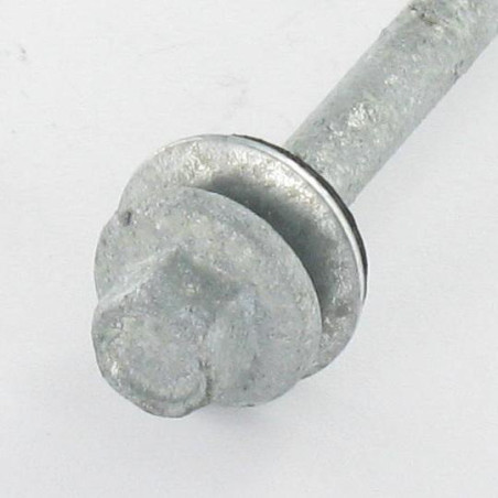 1 x Vis autoperceuse Tête hexagonale TH 6.5X150 Rondelle Forte tenue à la corrosion Acier galvanisé à chaud