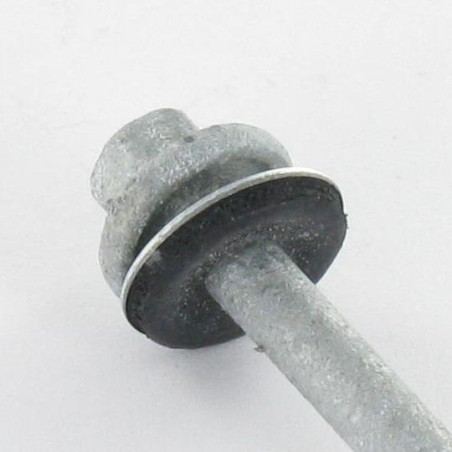 1 x Vis autoperceuse Tête hexagonale TH 6.5X150 Rondelle Forte tenue à la corrosion Acier galvanisé à chaud