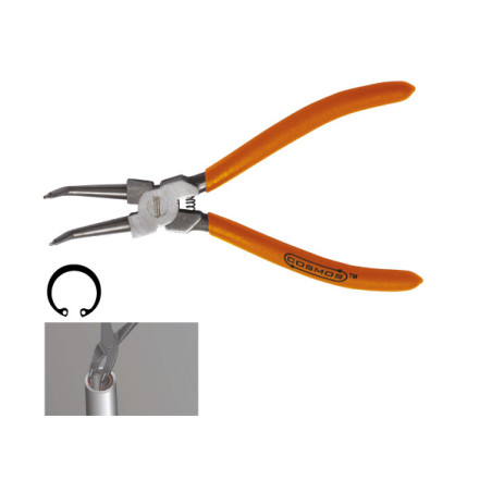 1 x PINCE Circlip Intérieur COUDEE 45 Degrès Longueur 175