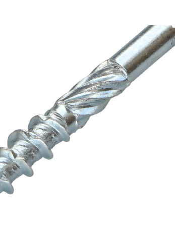Vis charpente TEKOR Tête fraisée Cranté TORX T40 10X220 Filetée sur 80 Pointe antifendage type 17 Acier zingué