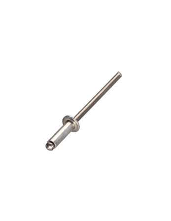 Rivet aveugle tout alu 4X8 Epaisseur de serrage 2 à 4 Tête plate TA