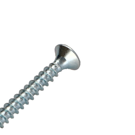 1 x VBA Vis bois agglo Tête fraisée TF Pozi N°2 4X40 Filetage total Acier zingué