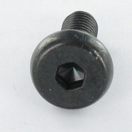 1 x Vis métaux Tête cylindrique large TCL Hexagonal creux M6X16.5 Clé de 4 HC4 Filetage total Acier zingué noir
