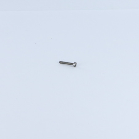 1 x Vis métaux Tête cylindrique TC Fendue M2.5X13 Acier brut microvis