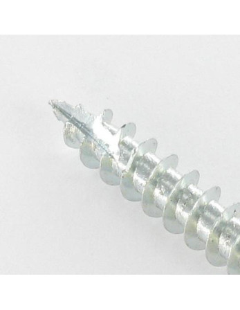 Vis FERRURE ANGULAIRE Tête cylindrique TC TORX T20 Pointe antifendage type 17 Acier zingué 5X40