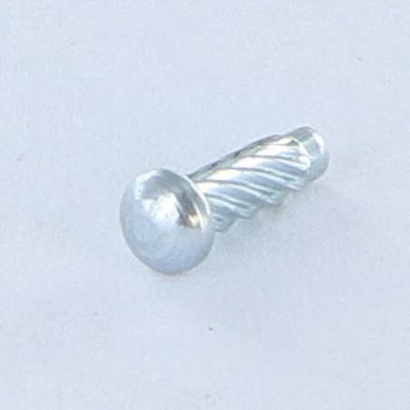 1 x Rivet SIM ou fausse vis à frapper Type U Tête ronde TR 4.62X 3/8 Acier zingué