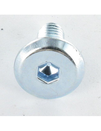 Vis métaux tête plate Clé de 4 HC4 M6X60 Acier zingué