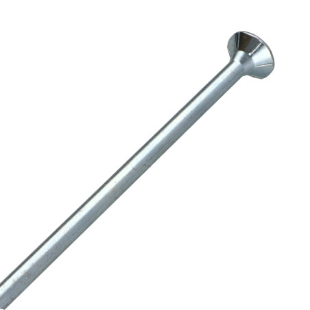 1 x Vis charpente TEKOR Tête fraisée Cranté TORX T30 6X200 Filetée sur 100 Pointe antifendage type 17 Acier zingué