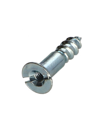 Vis bois Acier zingué 5X20 Percée et taraudée M3.5 Pas de 60