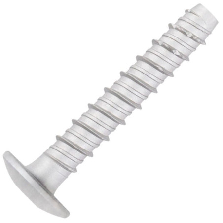 1 x Vis béton Tête Bombée TORX TORX T30 6X60 Acier zingué