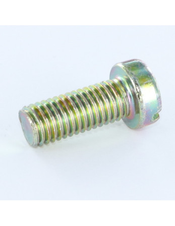 Vis métaux Tête cylindrique TC Fendue M4X25 Bichromaté
