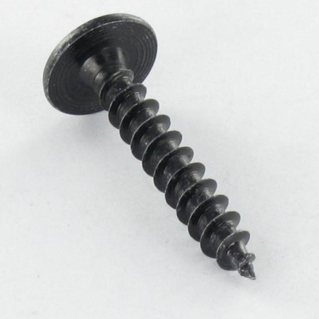 1 x VBA Vis bois agglo Poelier Pozi N°2 4X50 Filetage total Diamètre de tête: 10 Acier zingué noir